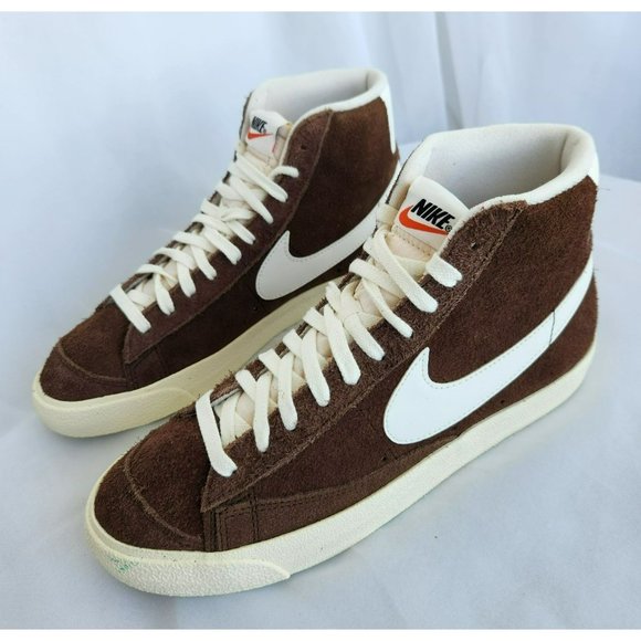 MEN\'S NIKE BLAZER MID 77 VINTAGE BROWN WHITE DV7006-200